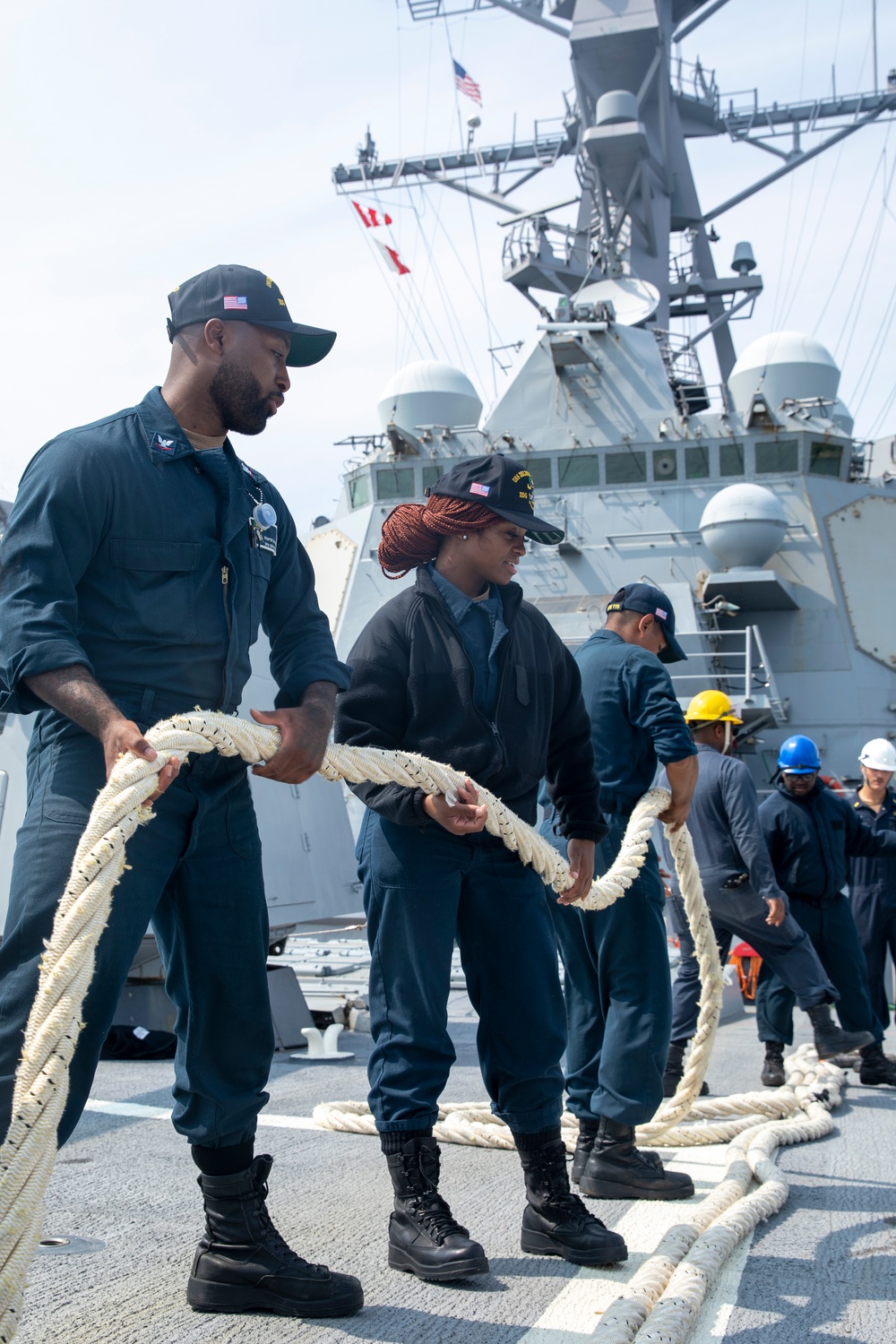 USS Delbert D. Black (DDG 119) Conducts a Sea and Anchor Evolution