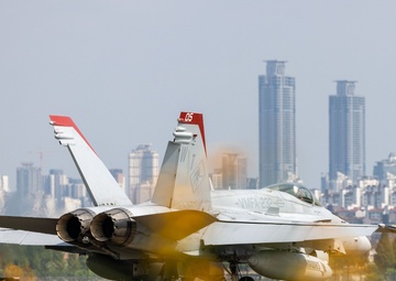 VMFA(AW)-224 participates in historic training on Suwon Air Base