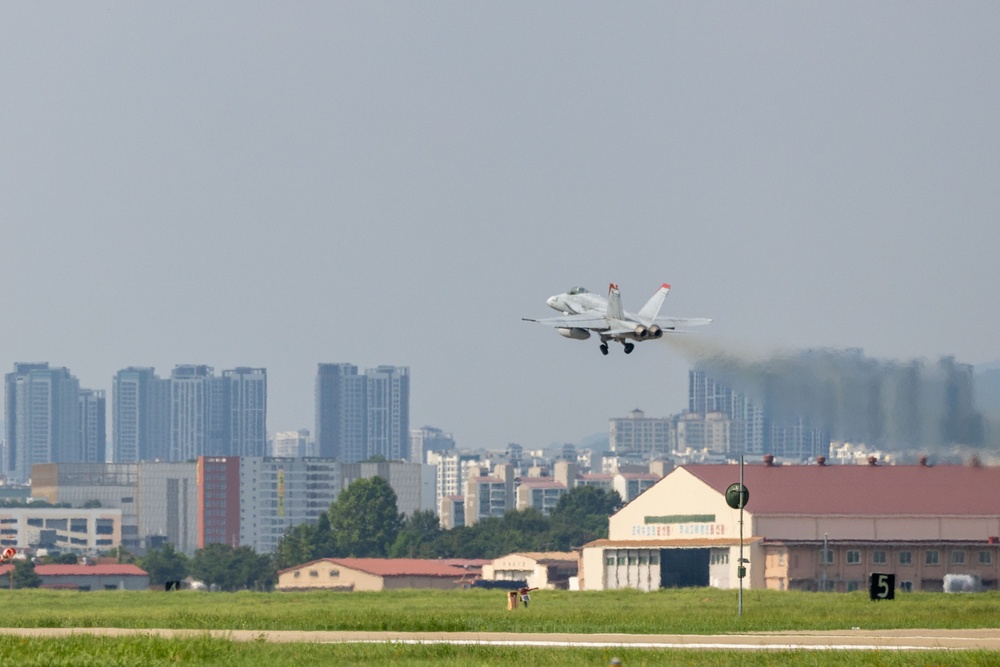 The Fighting Bengals Depart Suwon, South Korea and Return to MCAS Iwakuni