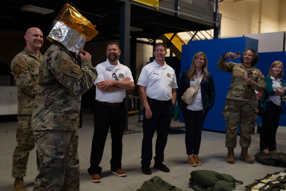 Dobbins Hosts Civic Leader Flight to Joint Base Charleston