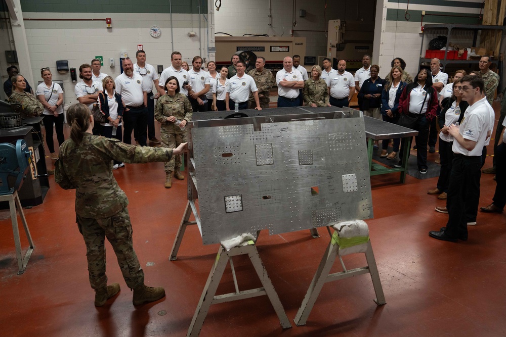 Dobbins Hosts Civic Leader Flight to Joint Base Charleston