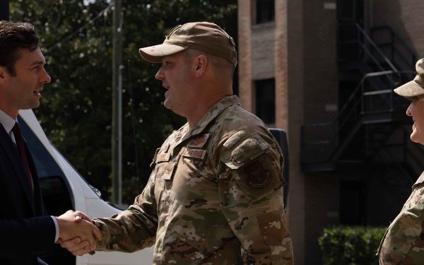 Sen. Ossoff Discusses Strategic Role of Air Force Reserves at Dobbins Air Reserve Base