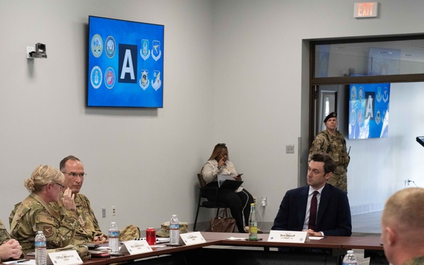 Sen. Ossoff Discusses Strategic Role of Air Force Reserves at Dobbins Air Reserve Base