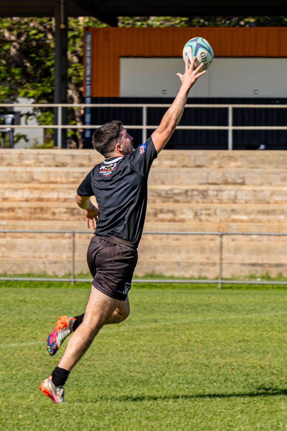 MRF-D 24.3 Marines play rugby against All Nations Rugby Team