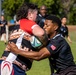 MRF-D 24.3 Marines play rugby against All Nations Rugby Team