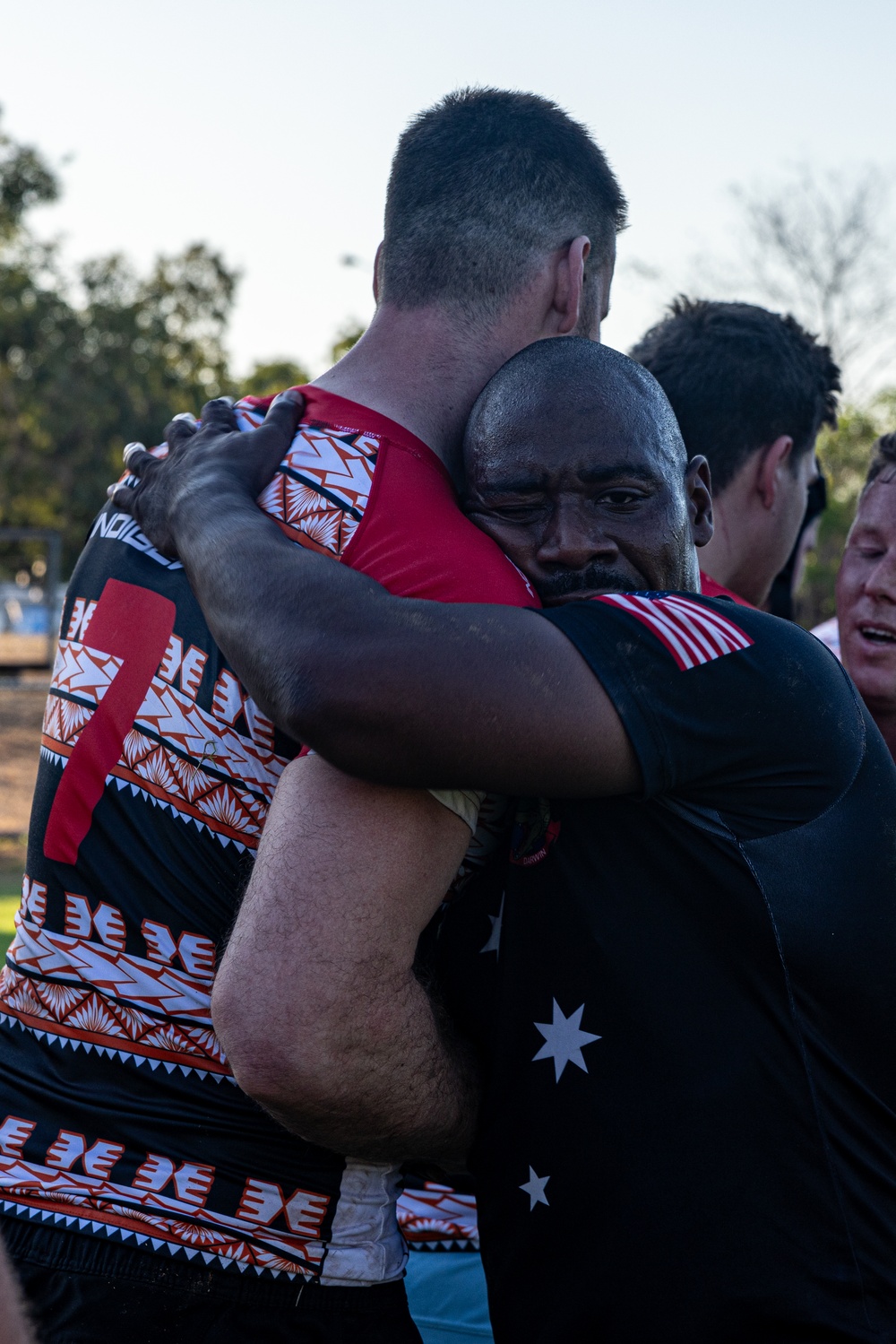 MRF-D 24.3 Marines play rugby against All Nations Rugby Team