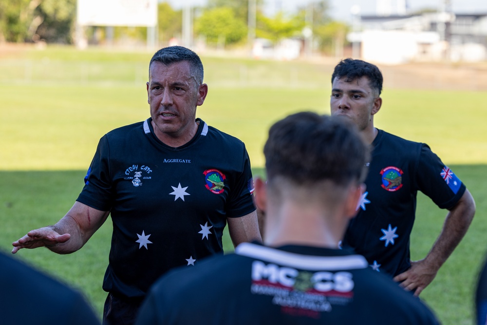 MRF-D 24.3 Marines play rugby against All Nations Rugby Team