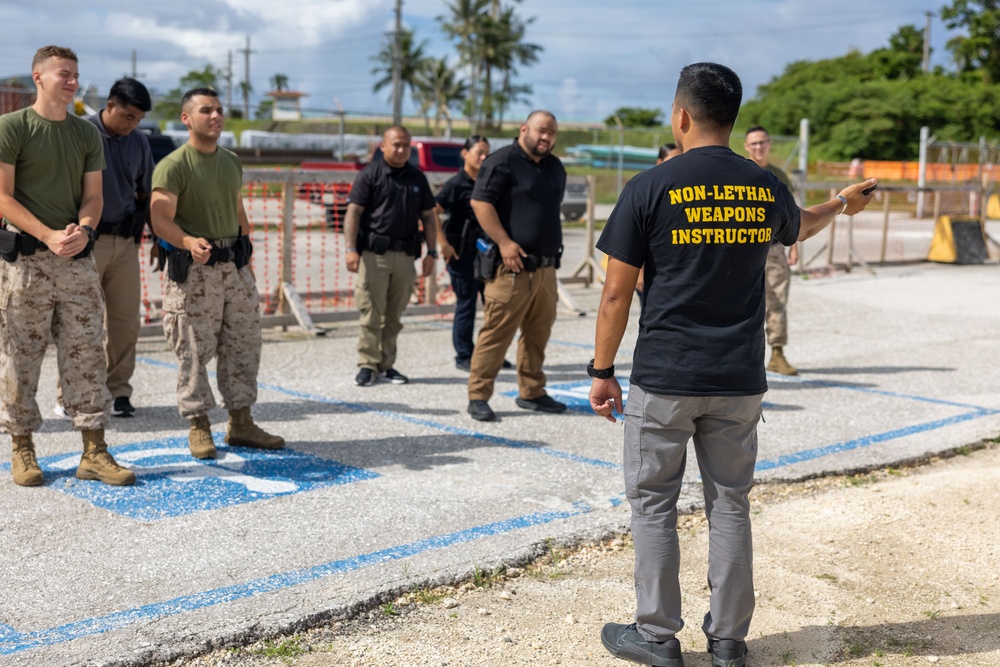 Camp Blaz PMO Marines participate in the OC course