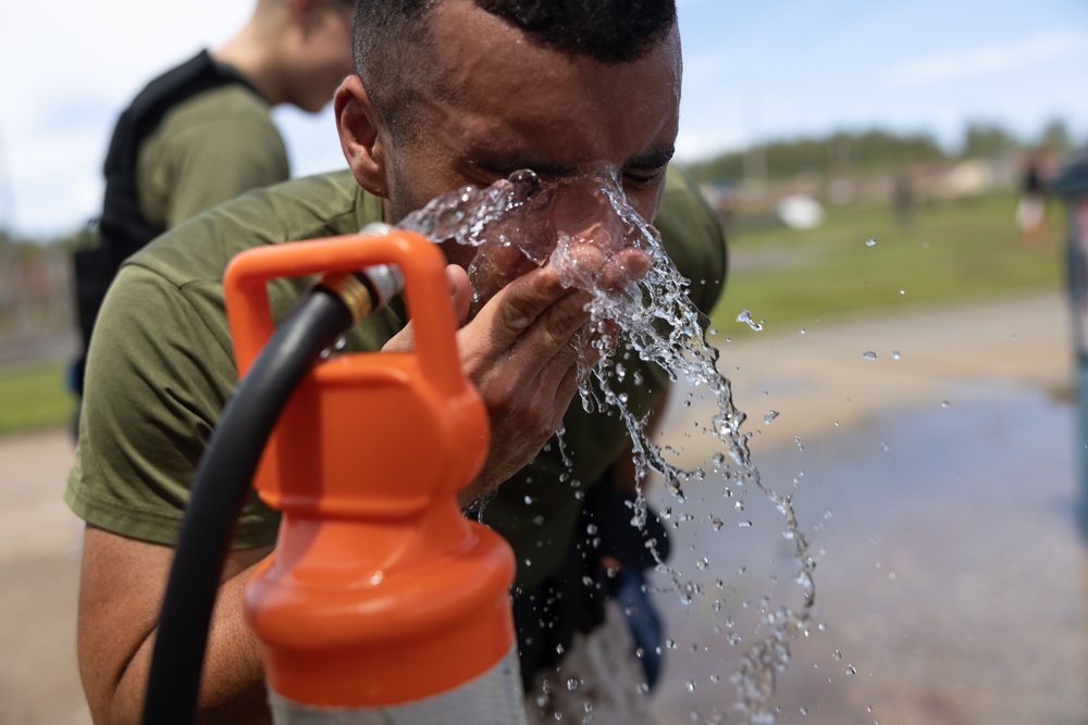 Camp Blaz PMO Marines participate in the OC course