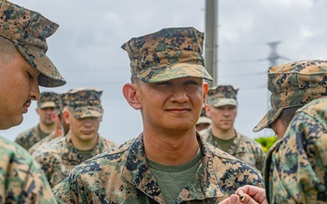 3d MEB Corporal Zavala Promotion and Reenlistment Ceremony