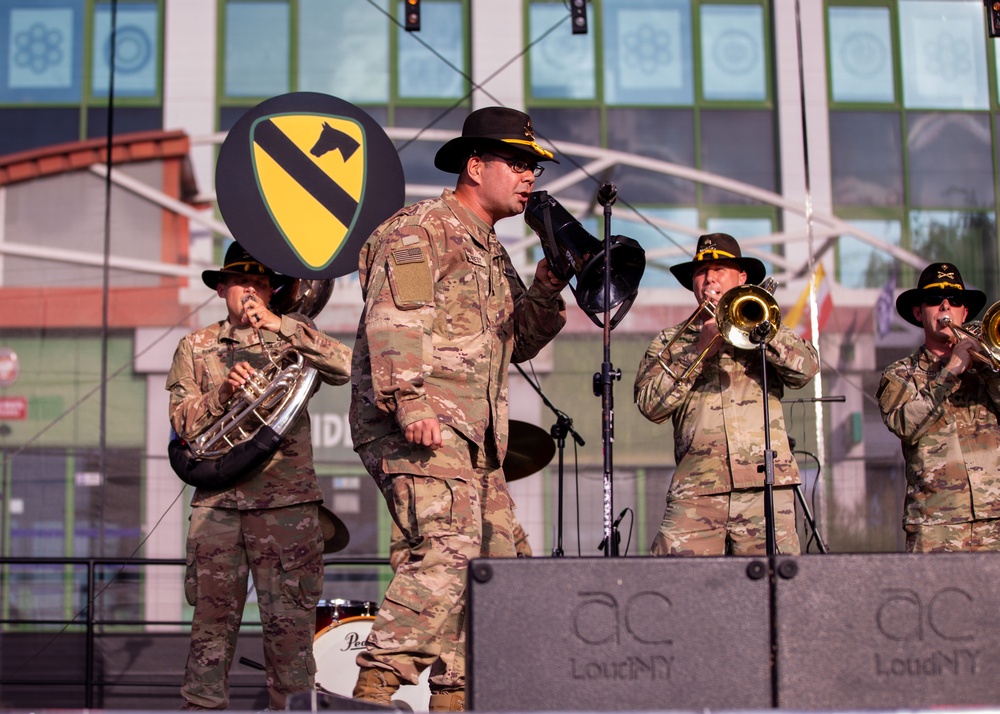 1st Cavalry Division Band Performs in Polish Ceramic Festival Concert