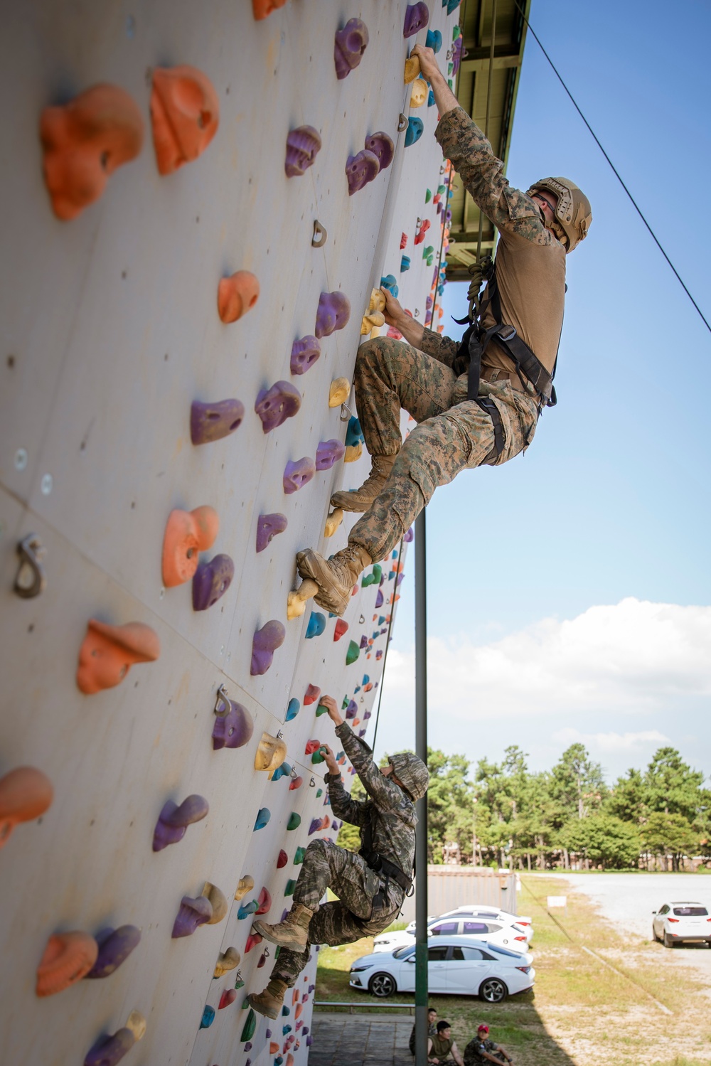 ROK Marines, 15th MEU Conduct Mountain Warfare Training
