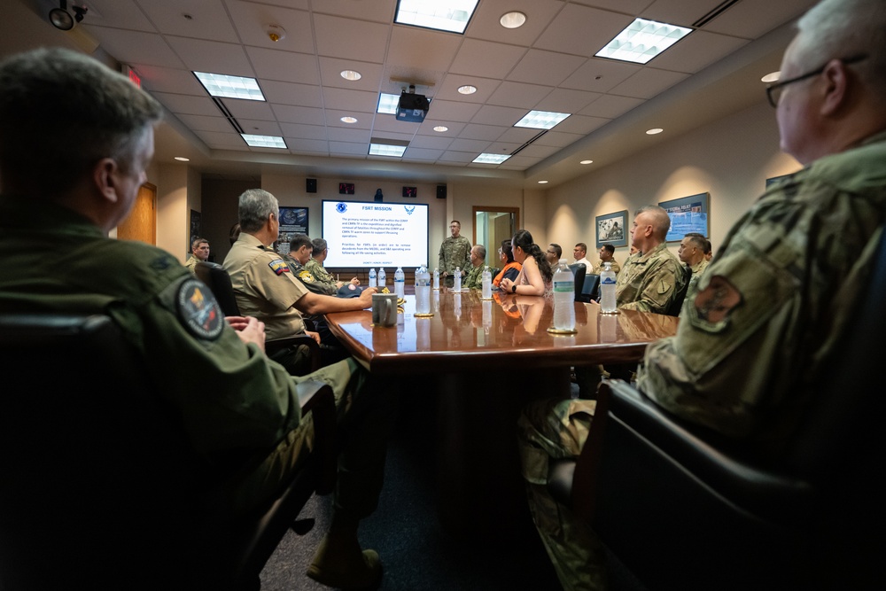 Ecuadorian military, EM leaders visit Kentucky Air Guard