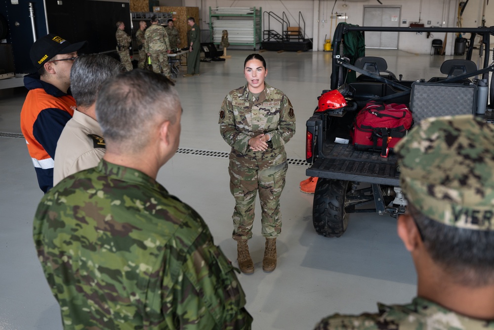 Ecuadorian military, EM leaders visit Kentucky Air Guard