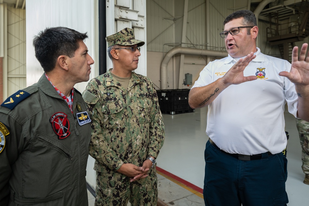 Ecuadorian military, EM leaders visit Kentucky Air Guard