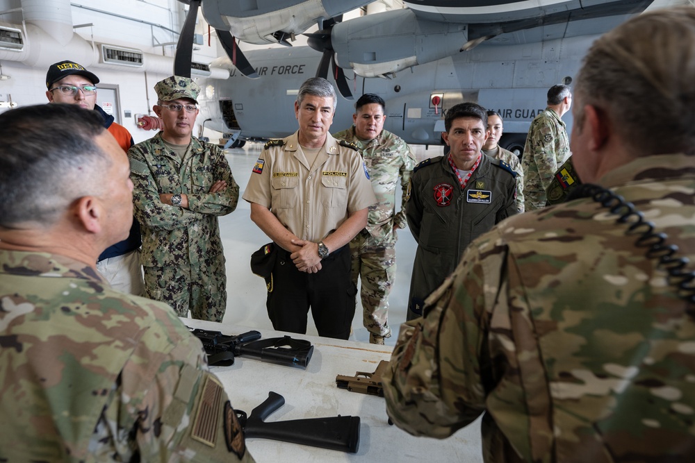 Ecuadorian military, EM leaders visit Kentucky Air Guard