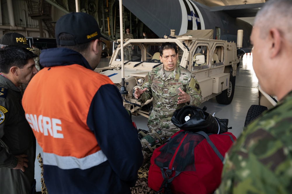 Ecuadorian military, EM leaders visit Kentucky Air Guard