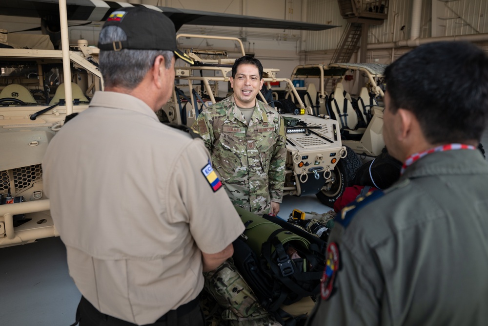 Ecuadorian military, EM leaders visit Kentucky Air Guard