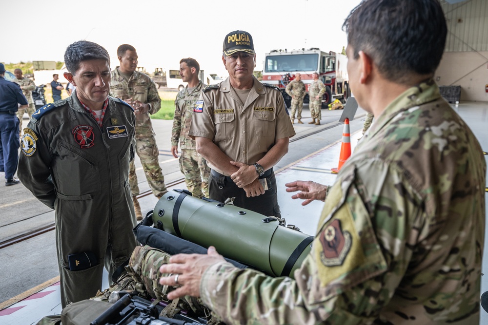 Ecuadorian military, EM leaders visit Kentucky Air Guard