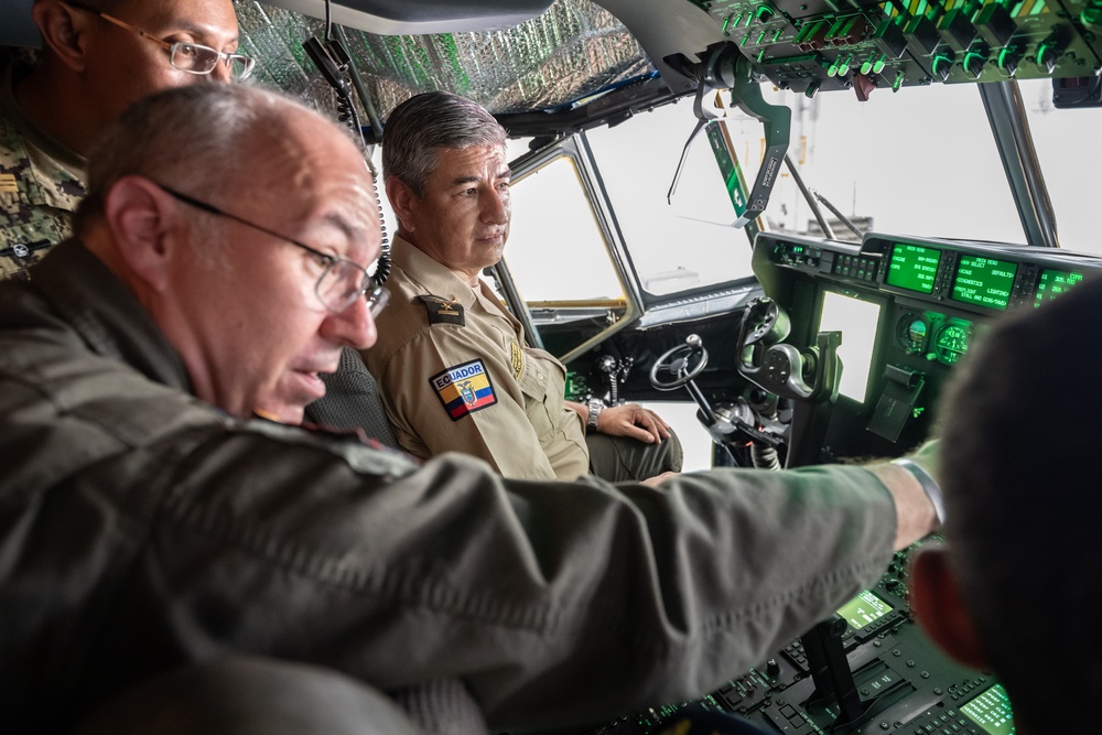 Ecuadorian military, EM leaders visit Kentucky Air Guard