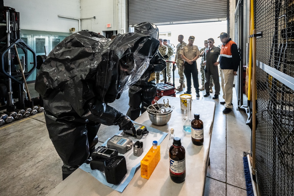 Ecuadorian military, EM leaders visit Kentucky Air Guard