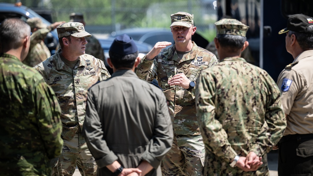 Ecuadorian military, EM leaders visit Kentucky Air Guard