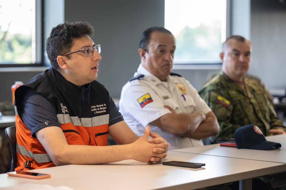 Ecuadorian military, EM leaders visit Kentucky Air Guard