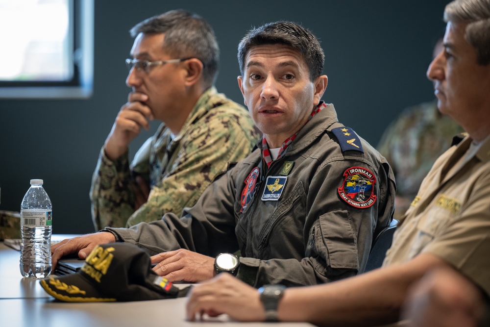 Ecuadorian military, EM leaders visit Kentucky Air Guard