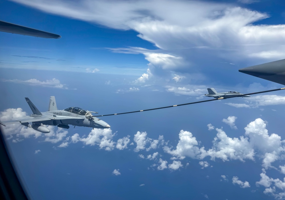 39th Rescue Squadron conducts Fixed Wing Air-to-Air Refueling training mission