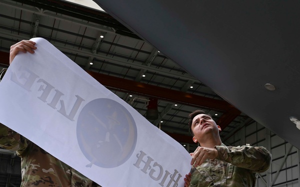 RAF Mildenhall honors 100th ARW heritage with HighLife nose art