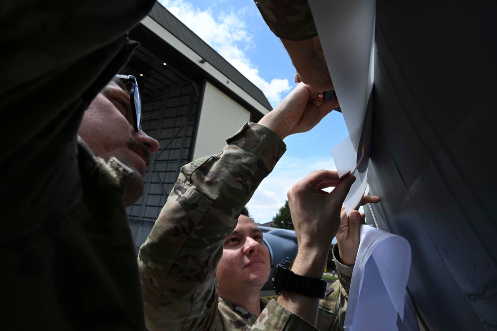 RAF Mildenhall honors 100th ARW heritage with HighLife nose art