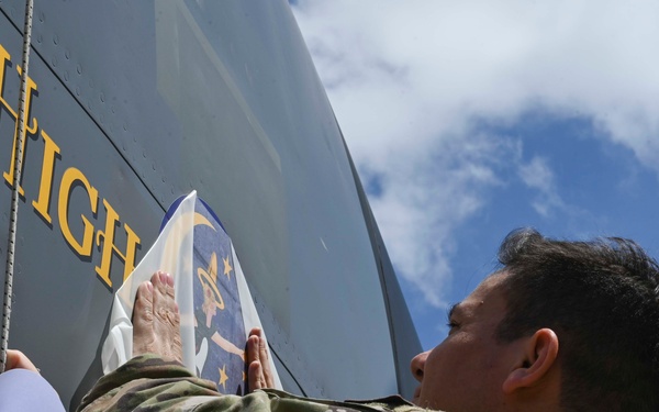 RAF Mildenhall honors 100th ARW heritage with HighLife nose art
