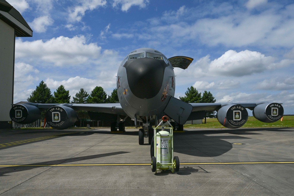 RAF Mildenhall honors 100th ARW heritage with HighLife nose art