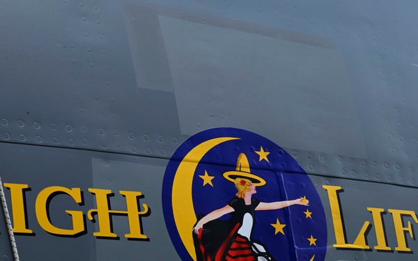 RAF Mildenhall honors 100th ARW heritage with HighLife nose art