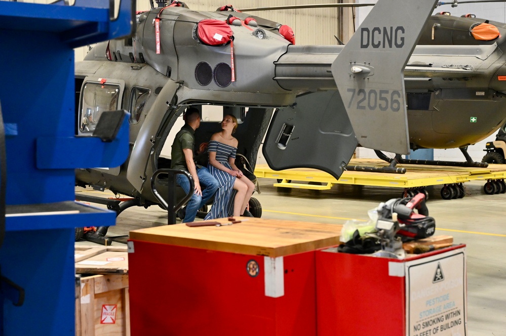 National Aviation Week: Military spouses explore relevance and efficiency of Team DCARNG Aviation