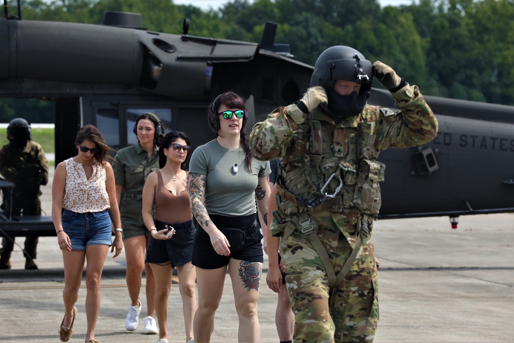 National Aviation Week: Military spouses explore relevance and efficiency of Team DCARNG Aviation