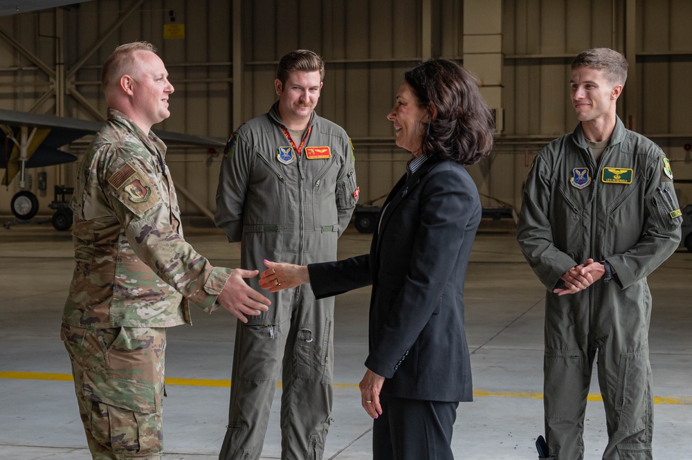 North Dakota Lieutenant Governor visits Minot AFB