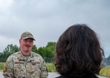 North Dakota Lieutenant Governor visits Minot AFB