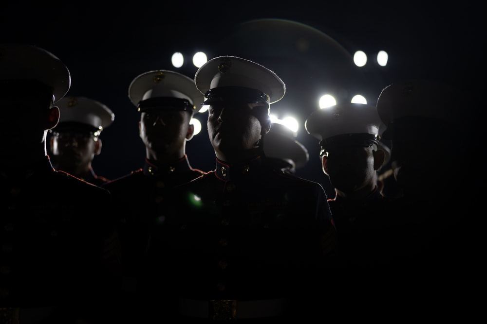 Marines visit the Marine Corps Museum and 8th and I: Diversity AIMED Officer Program