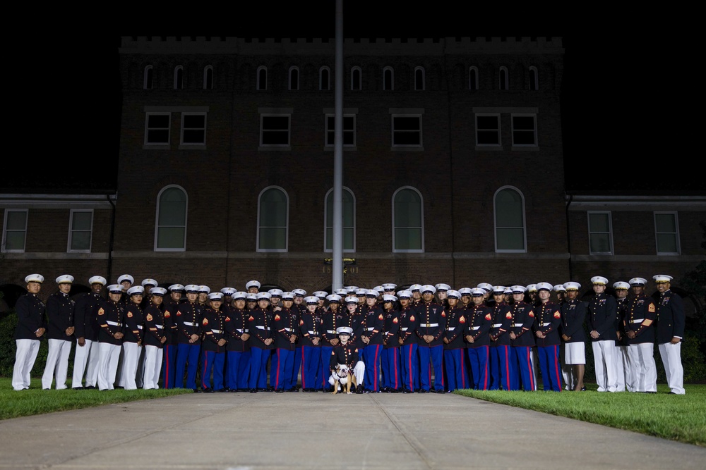 Marines visit the Marine Corps Museum and 8th and I: Diversity AIMED Officer Program