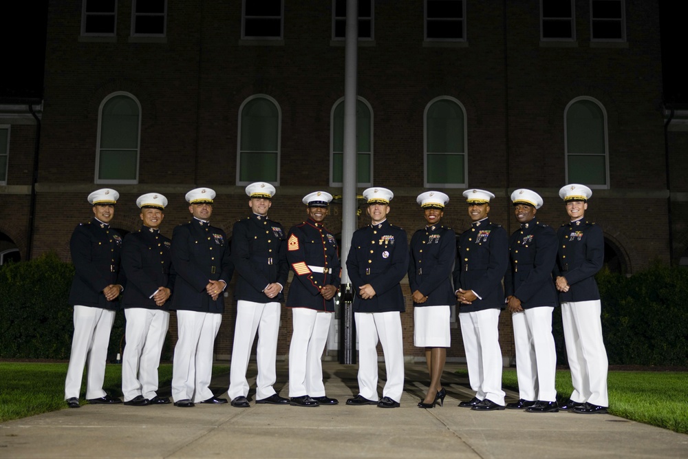 Marines visit the Marine Corps Museum and 8th and I: Diversity AIMED Officer Program