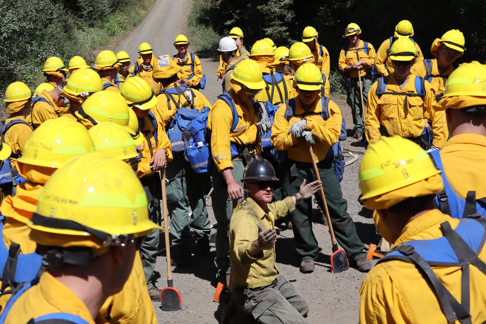 Soldiers Augment Wildland Firefighting Effort