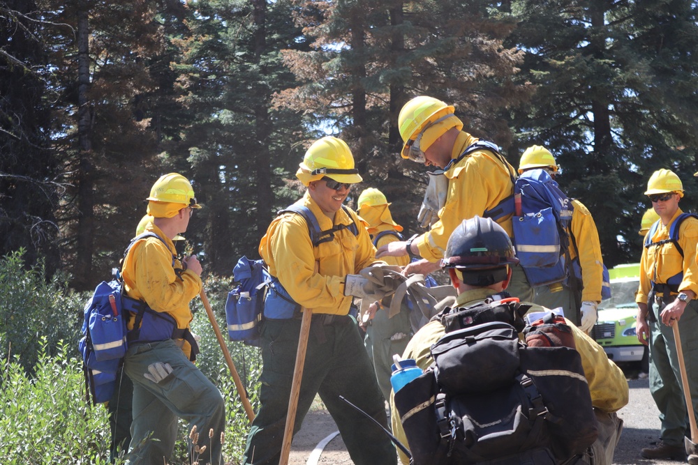 Soldiers Augment Wildland Firefighting Effort