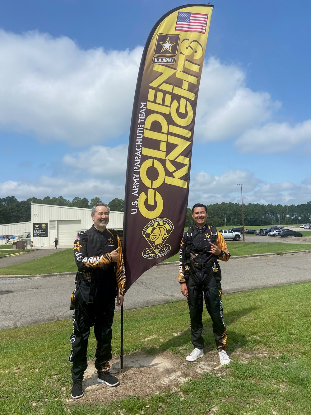 Army Reserve Ambassador Uses Golden Knights Tandem Jumps to Strengthen Civilian-Army Reserve Ties