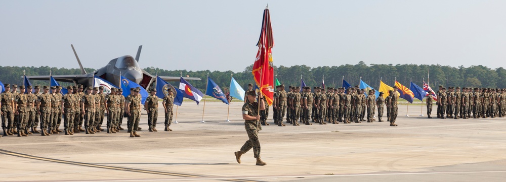 MAG-14 change of command ceremony