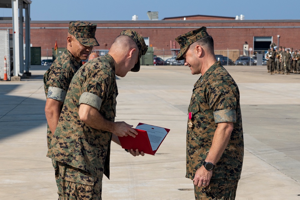 MAG-14 change of command ceremony