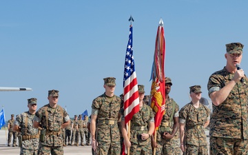 MAG-14 change of command ceremony