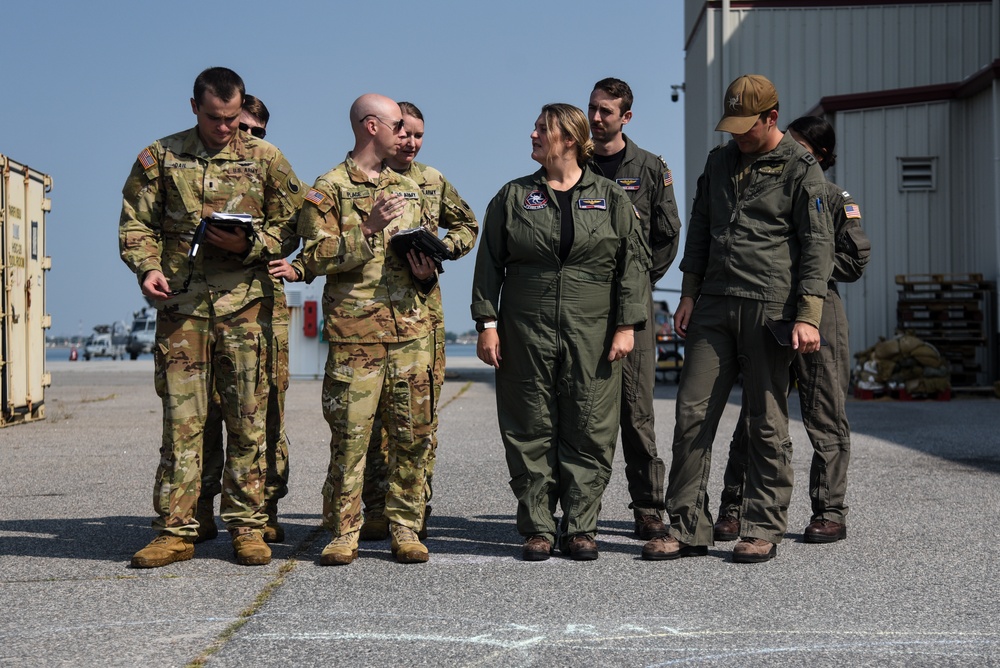 Virginia National Guard flight crews join flyover honoring U.S. Navy Vietnam veteran