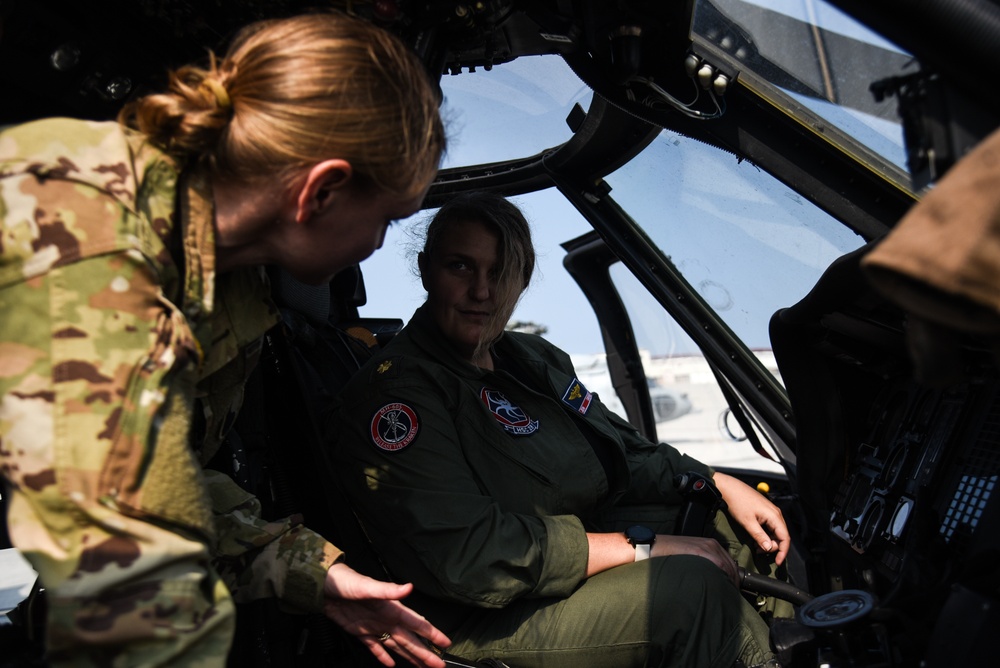 Virginia National Guard flight crews join flyover honoring U.S. Navy Vietnam veteran