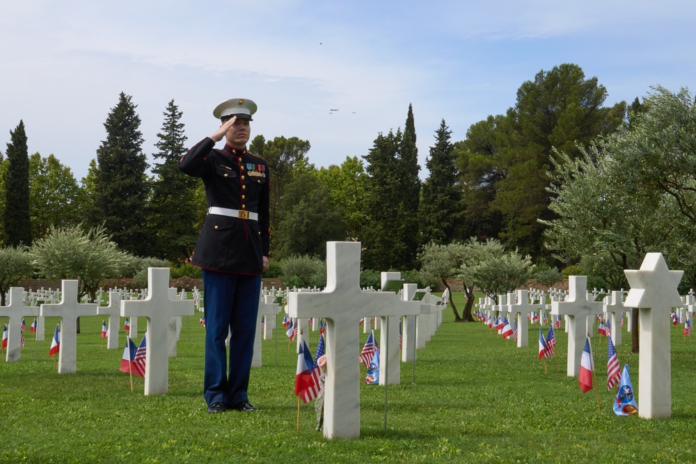 French, U.S. service members and civilians celebrate 80th anniversary of Operation Dragoon